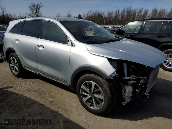 2020 Kia Sorento LX with VIN 5XYPGDA56LG683686, listed as a Copart auction lot 48785585 with 59,735 mi miles and Salvage Title. Bid and sale history available at carsss.com. Image 4.