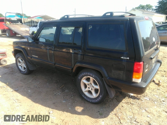 2001 Jeep Cherokee Sport with VIN 1J4FF48S61L621324, listed as a IAAI auction lot 42586960 with 213,198 mi miles and . Bid and sale history available at DreamBid. Image 3.