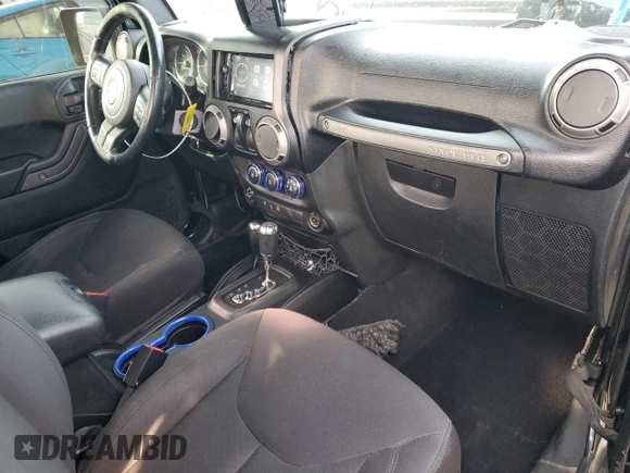 2017 Jeep Wrangler Sport with VIN 1C4GJWAG9HL576707, listed as a Copart auction lot 43285955 with 113,692 mi miles and Salvage Title. Bid and sale history available at DreamBid. Image 8.
