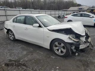 2007 BMW 5 Series 525i with VIN WBANE53507CY04476, listed as a Copart auction lot 51650105 with Not Provided miles and Salvage Title. Bid and sale history available at carsss.com. Image 4.