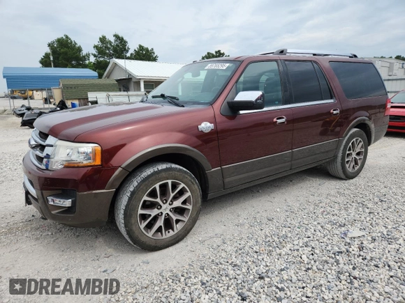 2015 Ford Expedition Max XLT with VIN 1FMJK1JT6FEF33622, listed as a Copart auction lot 59765295 with 160,625 mi miles and Salvage title. Bid and sale history available at DreamBid. Image 1.