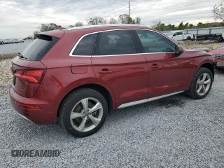 2020 Audi Q5 with VIN WA1ANBFY8L2066765, listed as a Copart auction lot 88794945 with 121,741 mi miles and Salvage title. Bid and sale history available at DreamBid. Image 3.