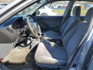 2001 Honda Civic LX with VIN 2HGES165X1H558154, listed as a Copart auction lot 52314305 with 197,640 mi miles and Salvage Title. Bid and sale history available at carsss.com. Image 7.