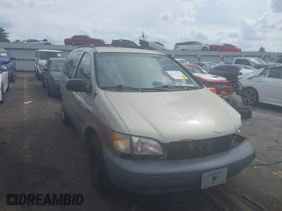 2000 Toyota Sienna LE z VIN 4T3ZF13C4YU309866, wystawiony jako IAAI lot #42184370 z przebiegiem 176 171 mil mil oraz . Historia ofert i sprzedaży dostępna na DreamBid. Obrazek 1.