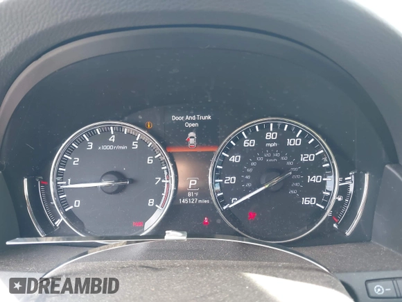 2015 Acura RLX Advance with VIN JH4KC1F93FC000981, listed as a IAAI auction lot 42146965 with 145,127 mi miles and . Bid and sale history available at DreamBid. Image 7.