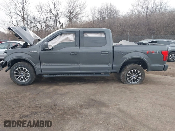 2020 Ford F-150 XL with VIN 1FTEW1E41LFC28063, listed as a IAAI auction lot 41678477 with 1 mi miles. Bid and sale history available at carsss.com. Image 14.