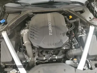 2021 Genesis G70 3.3T with VIN KMTG34LE0MU070859, listed as a Copart auction lot 49269845 with 47,988 mi miles and Salvage Title. Bid and sale history available at carsss.com. Image 11.