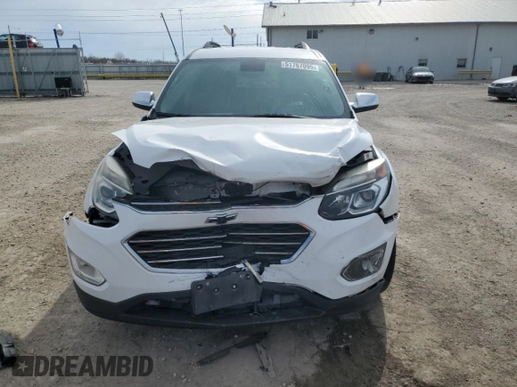 2016 Chevrolet Equinox LTZ with VIN 2GNFLGEK5G6319102, listed as a Copart auction lot 51767095 with 62,823 mi miles and Salvage Title. Bid and sale history available at carsss.com. Image 5.