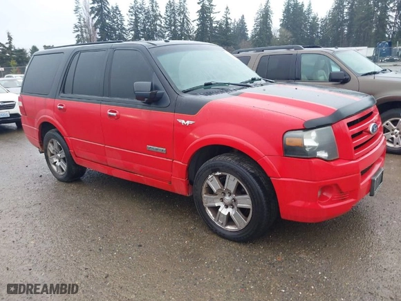 2008 Ford Expedition Limited with VIN 1FMFU20508LA36640, listed as a IAAI auction lot 41873154 with 185,826 mi miles. Bid and sale history available at carsss.com. Image 1.
