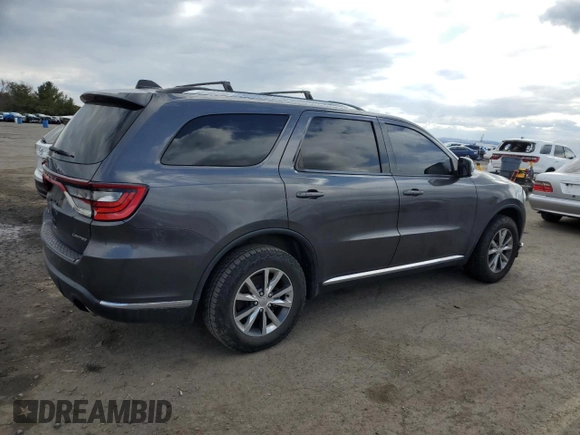 2016 Dodge Durango Limited with VIN 1C4RDJDG6GC486055, listed as a Copart auction lot 50740335 with 112,079 mi miles and Salvage Title. Bid and sale history available at DreamBid. Image 3.