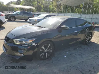 2017 Nissan Maxima SV with VIN 1N4AA6AP4HC383960, listed as a Copart auction lot 52766005 with 155,087 mi miles and Salvage Title. Bid and sale history available at carsss.com. Image 1.