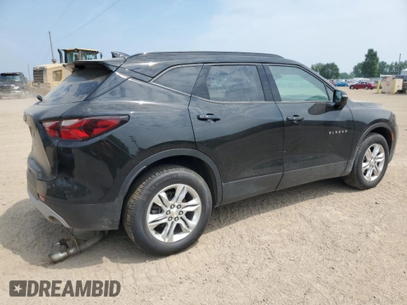 2020 Chevrolet Blazer LT with VIN 3GNKBHRS8LS680921, listed as a Copart auction lot 60853565 with 86,470 mi miles and Non repairable. Bid and sale history available at DreamBid. Image 3.