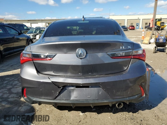 2019 Acura ILX w/Premium Pkg with VIN 19UDE2F70KA001151, listed as a Copart auction lot 48176315 with 68,024 mi miles and Salvage Title. Bid and sale history available at carsss.com. Image 6.