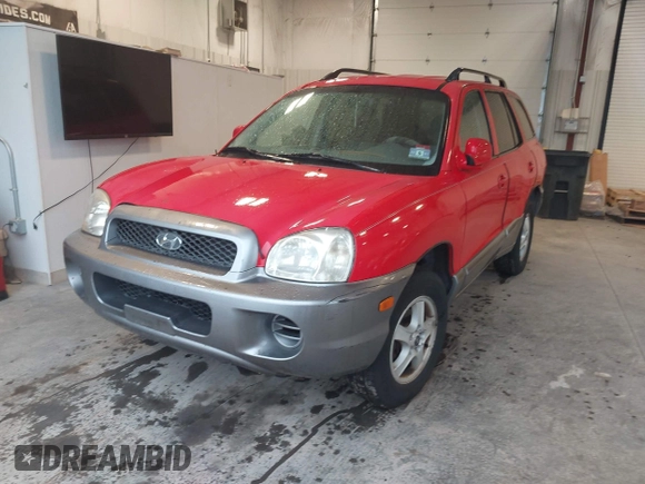 2003 Hyundai Santa Fe with VIN KM8SB12B83U510161, listed as a IAAI auction lot 42004585 with 98,106 mi miles. Bid and sale history available at carsss.com. Image 2.
