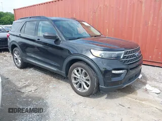 2022 Ford Explorer XLT z VIN 1FMSK8DH0NGC02932, wystawiony jako IAAI lot #42557795 z przebiegiem 90 991 mil mil oraz . Historia ofert i sprzedaży dostępna na DreamBid. Obrazek 1.