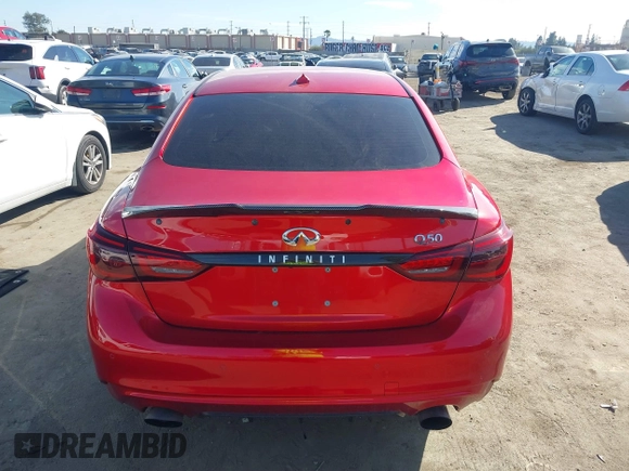 2022 Infiniti Q50 Luxe z VIN JN1EV7BP9NM312072, wystawiony jako IAAI lot #41621411 z przebiegiem 33 323 mil mil oraz . Historia ofert i sprzedaży dostępna na DreamBid. Obrazek 16.