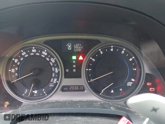 2009 Lexus IS 350 with VIN JTHBE262X92016415, listed as a IAAI auction lot 42782896 with 203,613 mi miles and . Bid and sale history available at DreamBid. Image 7.