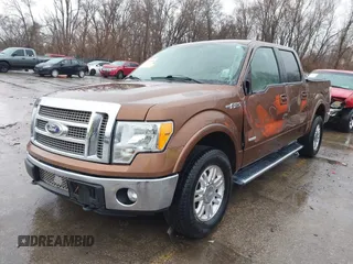 2011 Ford F-150 XLT with VIN 1FTFW1ET7BKD43896, listed as a IAAI auction lot 41709050 with 228,834 mi miles. Bid and sale history available at carsss.com. Image 2.