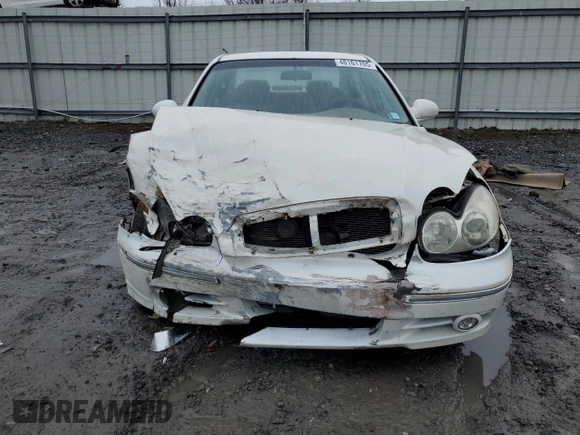 2004 Hyundai Sonata GLS with VIN KMHWF35H54A068797, listed as a Copart auction lot 48161705 with 168,184 mi miles and Salvage Title. Bid and sale history available at carsss.com. Image 5.