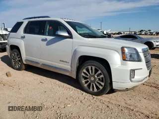 2016 GMC Terrain Denali with VIN 2GKFLVE34G6336385, listed as a Copart auction lot 55853815 with Not provided miles and Salvage title. Bid and sale history available at DreamBid. Image 4.
