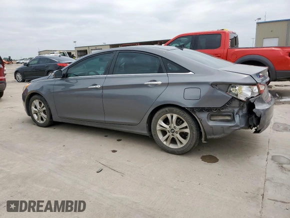 2013 Hyundai Sonata Limited with VIN 5NPEC4AC2DH663625, listed as a Copart auction lot 59555605 with 150,307 mi miles and Salvage title. Bid and sale history available at DreamBid. Image 2.