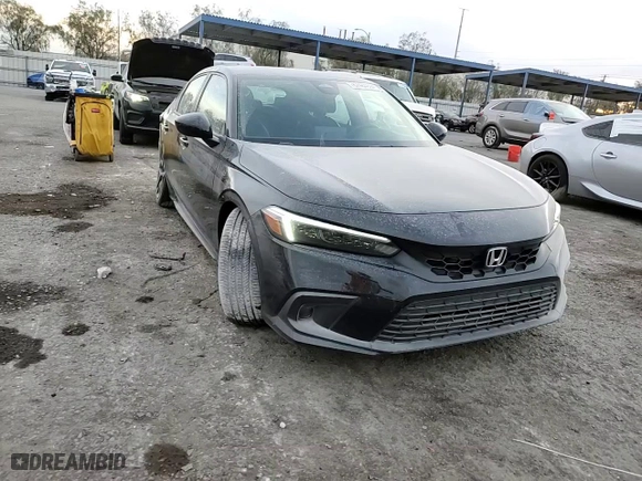2022 Honda Civic Hatchback Sport with VIN 19XFL2H89NE006546, listed as a Copart auction lot 87484694 with 13,751 mi miles and Salvage Title. Bid and sale history available at carsss.com. Image 11.