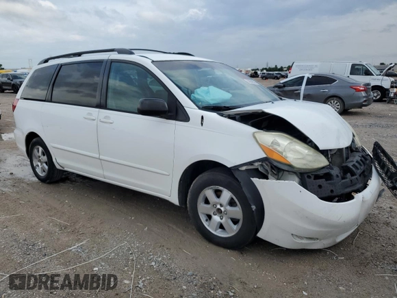 2006 Toyota Sienna CE with VIN 5TDZA23C26S543202, listed as a Copart auction lot 54340585 with 172,681 mi miles and Salvage Title. Bid and sale history available at carsss.com. Image 4.