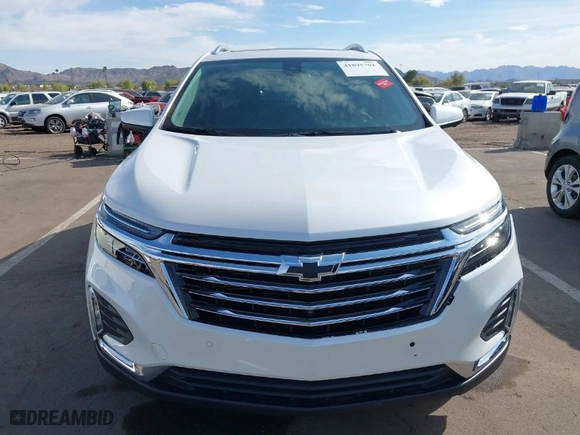 2024 Chevrolet Equinox Premier with VIN 3GNAXNEG9RL149758, listed as a IAAI auction lot 41895701 with 3,748 mi miles. Bid and sale history available at carsss.com. Image 12.