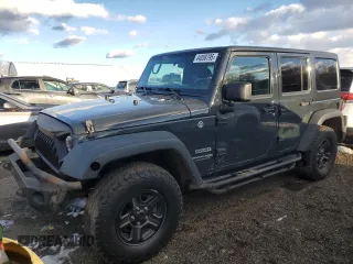 2018 Jeep Wrangler JK Unlimited Sport S with VIN 1C4BJWDG9JL897920, listed as a Copart auction lot 44058795 with 95,142 mi miles and Clean Title. Bid and sale history available at carsss.com. Image 1.