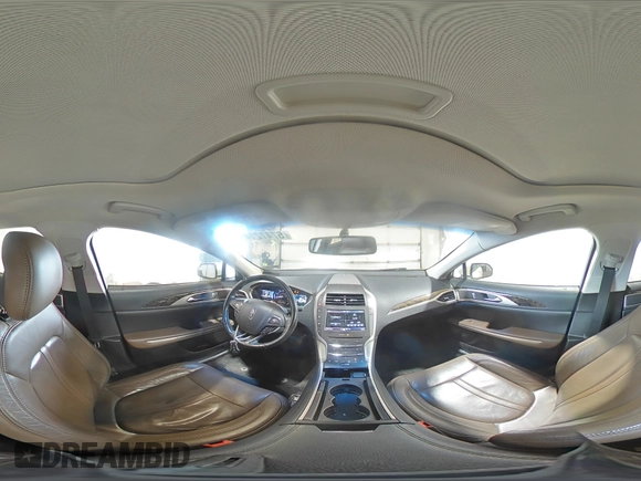 2015 Lincoln MKZ Hybrid with VIN 3LN6L2LU4FR607177, listed as a Copart auction lot 57472145 with 121,708 mi miles and Salvage title. Bid and sale history available at DreamBid. Image 14.