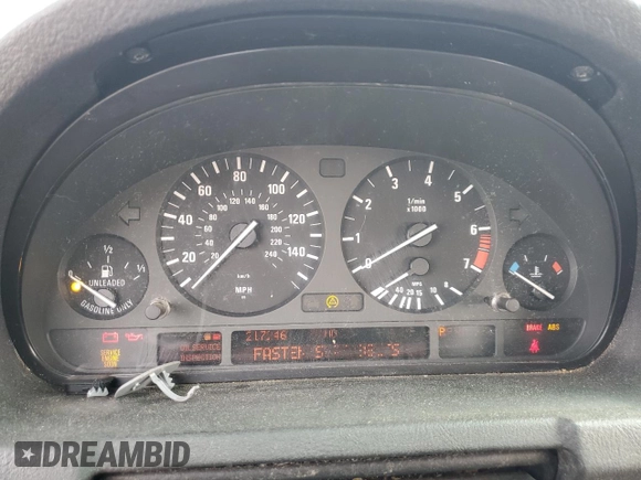 2002 BMW X5 3.0i with VIN 5UXFA535X2LP40070, listed as a Copart auction lot 67320264 with 217,246 mi miles and Non Repairable. Bid and sale history available at carsss.com. Image 9.