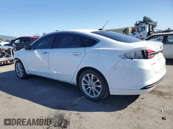 2017 Ford Fusion SE with VIN 3FA6P0HD7HR287478, listed as a Copart auction lot 46547835 with 115,555 mi miles and Salvage Title. Bid and sale history available at DreamBid. Image 2.