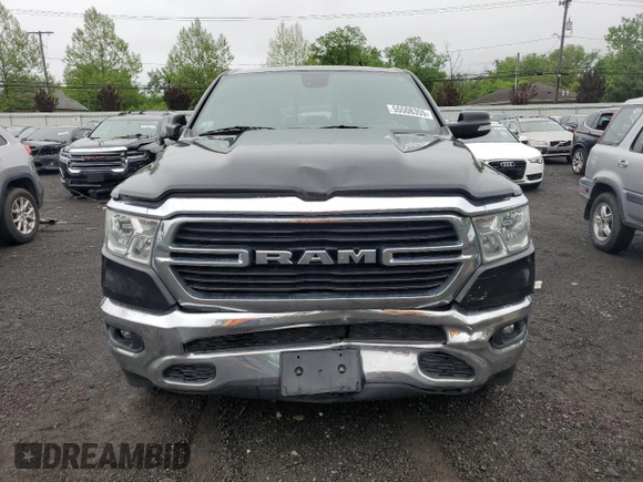 2021 Ram 1500 Big Horn z VIN 1C6SRFBT7MN757180, wystawiony jako Copart lot #55508355 z przebiegiem 75 435 mil mil oraz Szkoda całkowita • Salvage title. Historia ofert i sprzedaży dostępna na DreamBid. Obrazek 5.