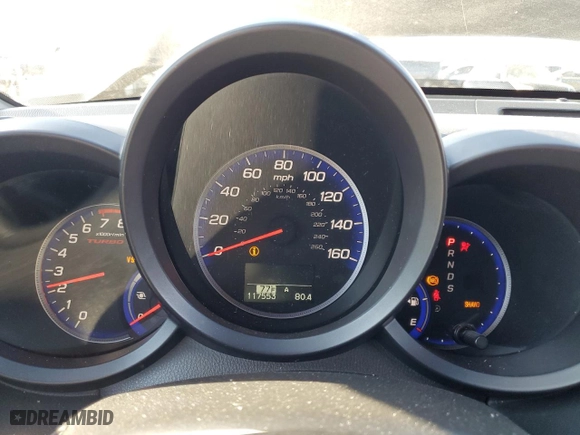2009 Acura RDX Tech Pkg with VIN 5J8TB18589A002648, listed as a Copart auction lot 46259315 with 117,553 mi miles and Salvage Title. Bid and sale history available at carsss.com. Image 9.