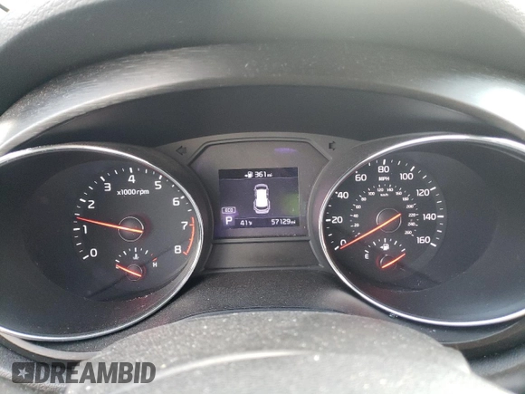 2019 Kia Sedona EX with VIN KNDMB5C13K6535725, listed as a Copart auction lot 82519594 with 57,129 mi miles and Salvage Title. Bid and sale history available at DreamBid. Image 9.