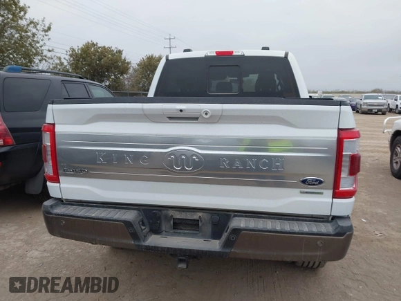 2022 Ford F-150 XL with VIN 1FTFW1E81NFA79695, listed as a IAAI auction lot 41430759 with 48,507 mi miles. Bid and sale history available at carsss.com. Image 16.