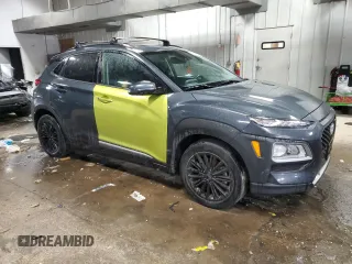 2021 Hyundai Kona SEL Plus with VIN KM8K6CAAXMU679382, listed as a Copart auction lot 44078385 with 67,720 mi miles and Clean Title. Bid and sale history available at carsss.com. Image 4.