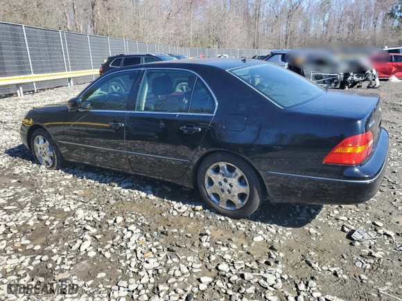 2003 Lexus LS 430 with VIN JTHBN30FX30098697, listed as a Copart auction lot 49048675 with 257,035 mi miles and Salvage Title. Bid and sale history available at carsss.com. Image 2.