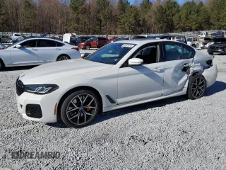 2023 BMW 5 Series 540i xDrive with VIN WBA73BJ07PWY20967, listed as a Copart auction lot 83665074 with Not Provided miles and Salvage Title. Bid and sale history available at carsss.com. Image 1.