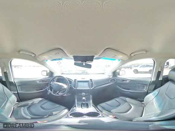 2017 Ford Edge Titanium with VIN 2FMPK3K80HBC69716, listed as a Copart auction lot 44127295 with 105,245 mi miles and Salvage Title. Bid and sale history available at carsss.com. Image 15.