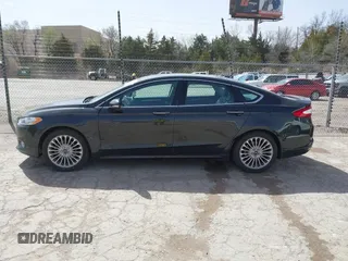2015 Ford Fusion Titanium with VIN 3FA6P0K99FR268450, listed as a IAAI auction lot 41805513 with 202,009 mi miles. Bid and sale history available at carsss.com. Image 15.