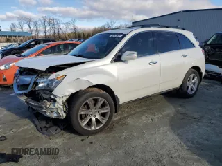 2010 Acura MDX Advance with VIN 2HNYD2H54AH533561, listed as a Copart auction lot 48083505 with 211,764 mi miles and Salvage Title. Bid and sale history available at carsss.com. Image 1.