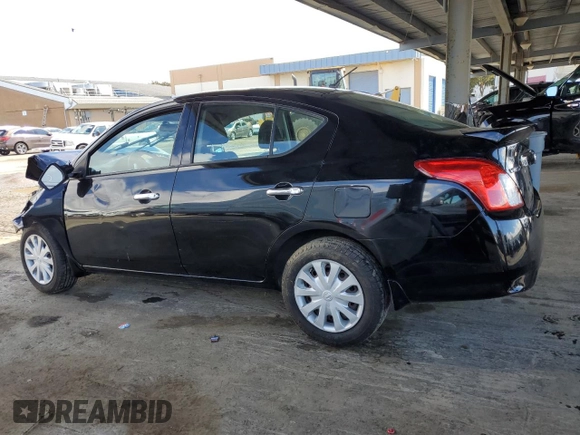 2015 Nissan Versa S Plus with VIN 3N1CN7AP6FL905117, listed as a Copart auction lot 48576895 with 44,815 mi miles and Salvage Title. Bid and sale history available at DreamBid. Image 2.