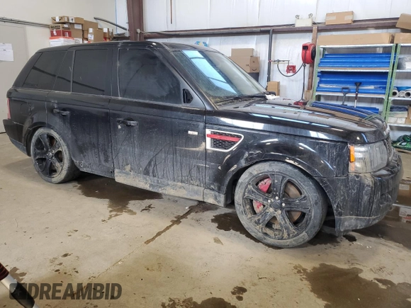 2013 Land Rover Range Rover Sport SC with VIN SALSH2E46DA775369, listed as a Copart auction lot 48783555 with 117,915 mi miles and Salvage Title. Bid and sale history available at carsss.com. Image 4.