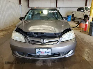 2005 Honda Civic LX with VIN 2HGES16545H504239, listed as a Copart auction lot 53950195 with 183,814 mi miles and Salvage Title. Bid and sale history available at DreamBid. Image 5.