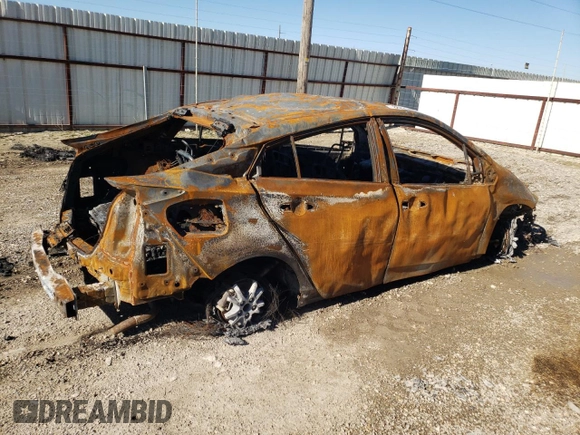 2021 Toyota Prius LE with VIN JTDKAMFP3M3173159, listed as a Copart auction lot 86616494 with Not provided miles and Salvage title. Bid and sale history available at DreamBid. Image 3.