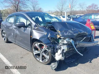 2015 Honda Civic Sedan Si with VIN 2HGFB6E50FH703745, listed as a IAAI auction lot 41910964 with 121,107 mi miles. Bid and sale history available at carsss.com. Image 1.
