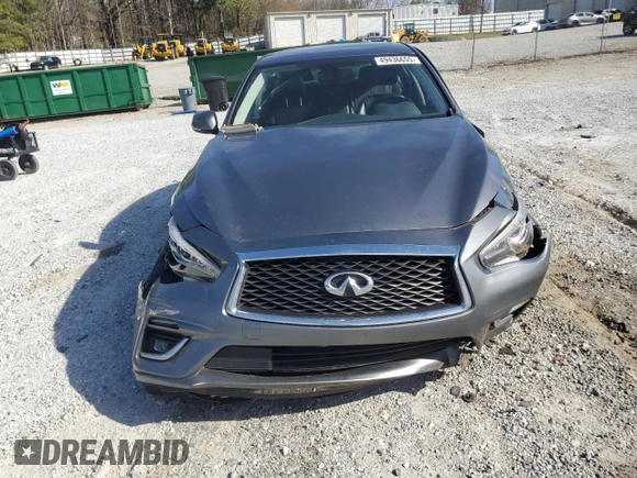2019 Infiniti Q50 3.0t LUXE with VIN JN1EV7AP6KM519726, listed as a Copart auction lot 49436655 with 90,634 mi miles and Salvage Title. Bid and sale history available at carsss.com. Image 5.