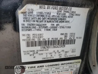2006 Ford Freestyle SE with VIN 1FMZK01126GA23929, listed as a Copart auction lot 48056535 with 217,022 mi miles and Salvage Title. Bid and sale history available at carsss.com. Image 16.