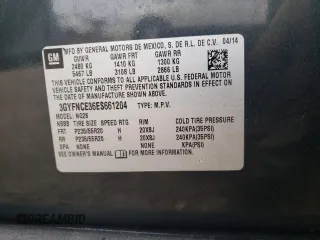 2014 Cadillac SRX Performance Collection z VIN 3GYFNCE36ES661204, wystawiony jako Copart lot #53478095 z przebiegiem 66 613 mil mil oraz Szkoda całkowita • Salvage title. Historia ofert i sprzedaży dostępna na DreamBid. Obrazek 12.